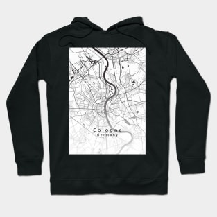 Cologne Germany City Map Hoodie